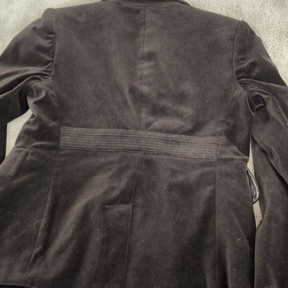Valerie Stevens Petite size 2P velour black blazer - Picture 10 of 10